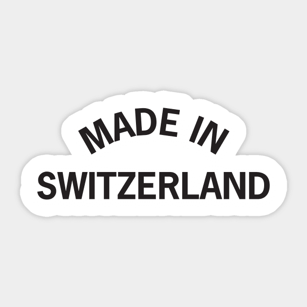 Made in Switzerland Sticker by elskepress